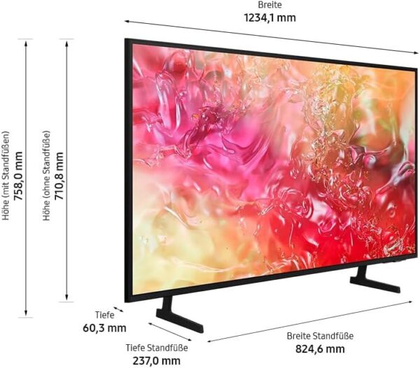 Samsung Crystal UHD 4K DU7179 Fernseher 55 Zoll, TV mit PurColor – Bild 5