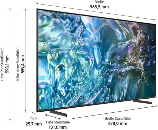 Samsung QLED 4K Q60D Fernseher 43 Zoll, Samsung TV mit Quantum Prozessor – Bild 5