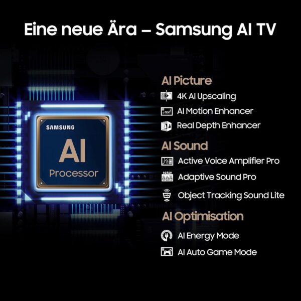 Samsung Neo QLED 4K QN85D Fernseher 55 Zoll, Samsung TV mit Neural Quantum 4K AI – Bild 6