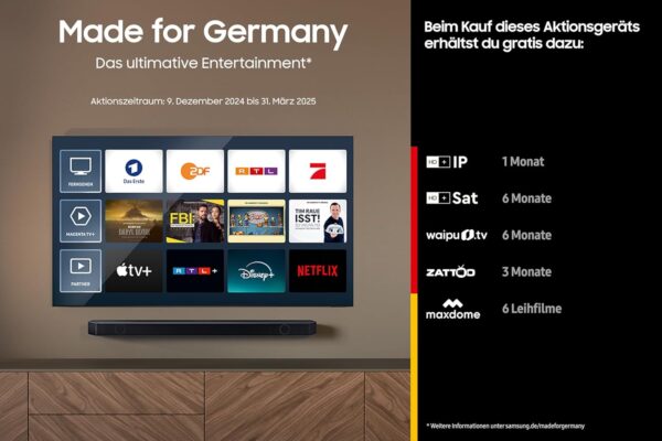 Samsung Crystal UHD 4K DU8579 Fernseher 43 Zoll, TV mit Dynamic Crystal Color – Bild 3