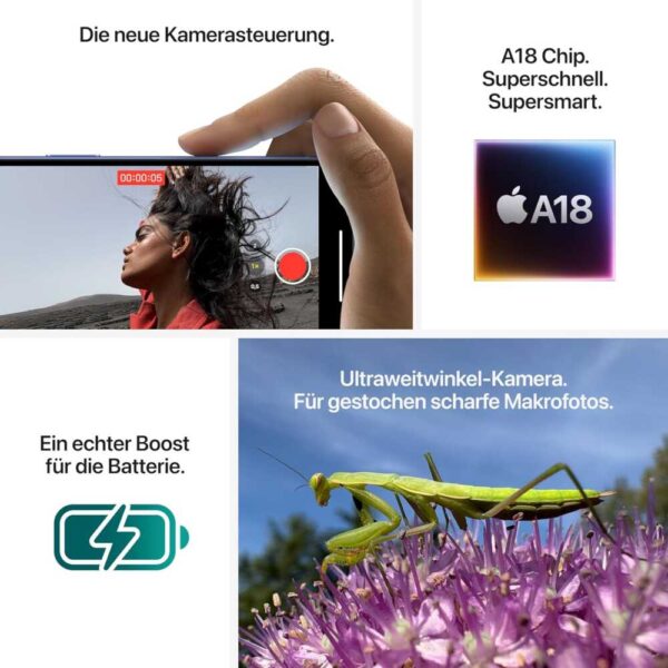 Apple iPhone 16 512 GB: 5G Handy mit Kamerasteuerung – Bild 5