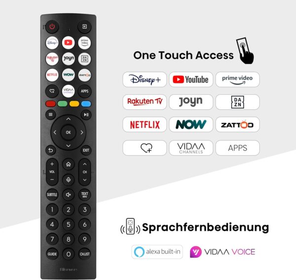 Hisense 55E6NT 139cm (55 Zoll) Fernseher, 4K UHD Smart TV – Bild 5